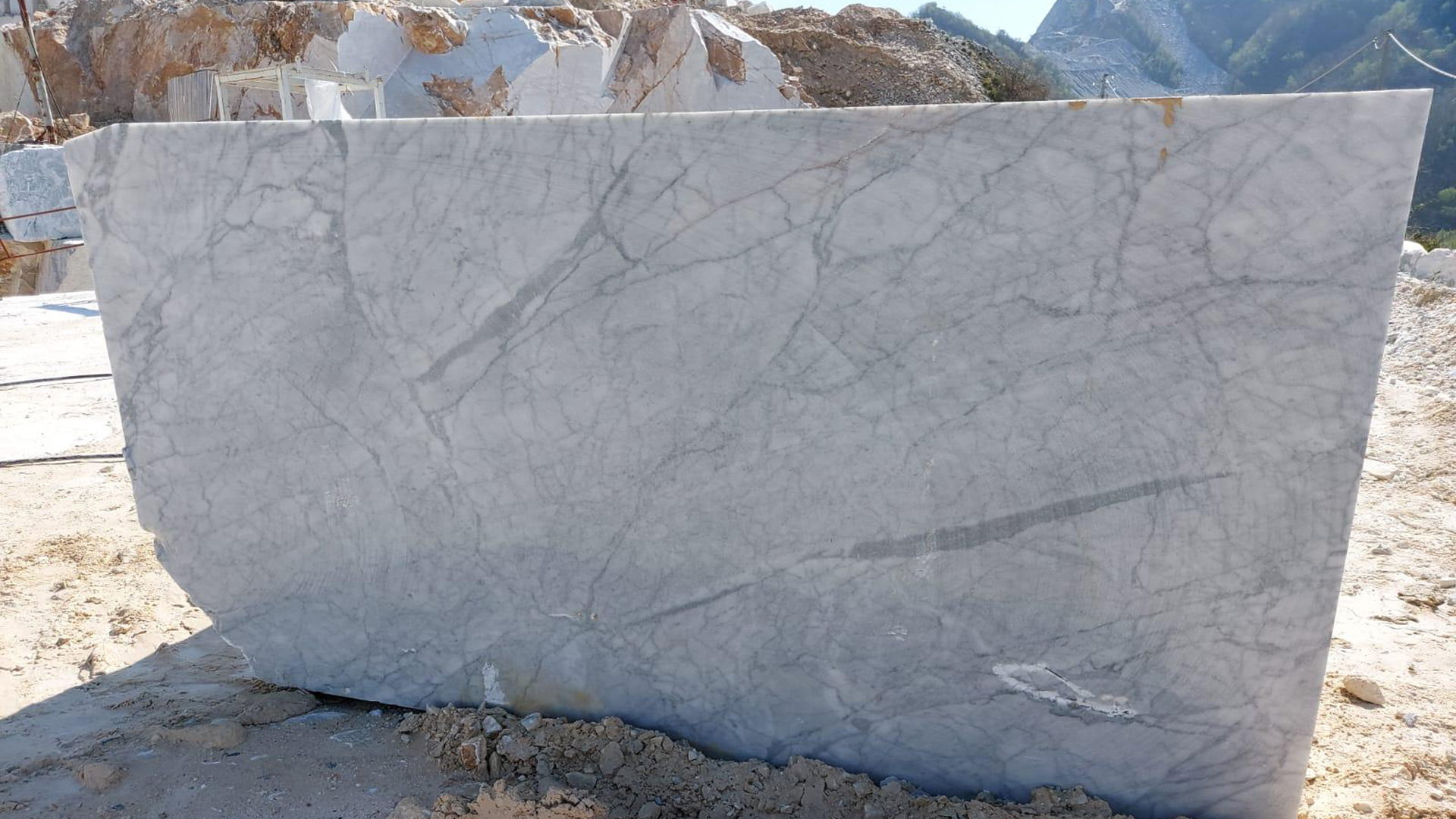 Raw marble